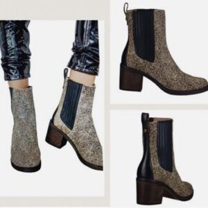 UGG Camden Exotic Calf Hair Animal Print Boots 1019177 Womens Size 6